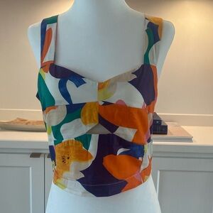 Walter Baker Multicolor Floral Tank Top